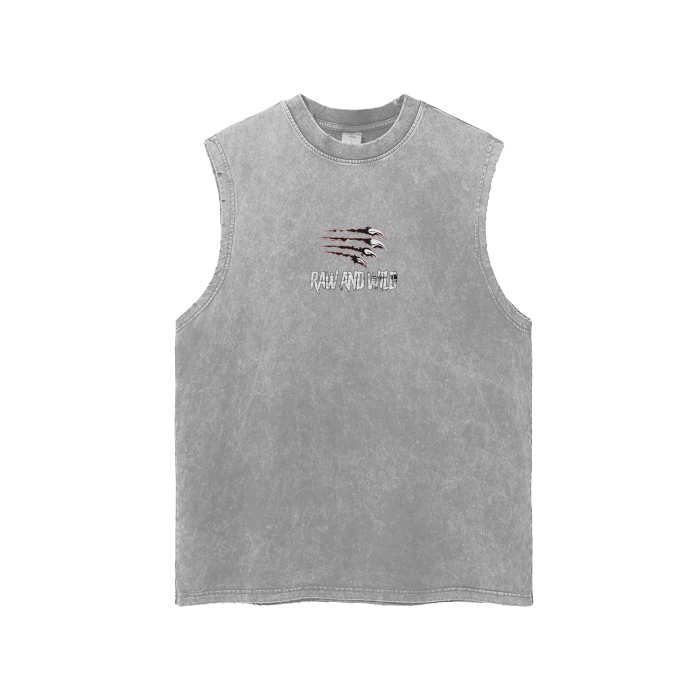 "Raw And Wild" Muscle Tank