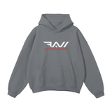 "Raw Bodybuilding" Oversize Fleece Hoodie